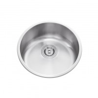 High quality 430 round Stainless Steel SUS 304 Single Bowl top mount kitchen sinks